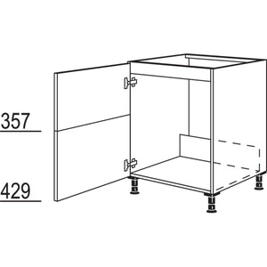 Nobilia XL-Spuelenschrank SPUV2DA45-X 37281