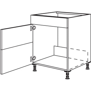 Nobilia XL-Spuelenschrank SPUVS2A50-X 33282