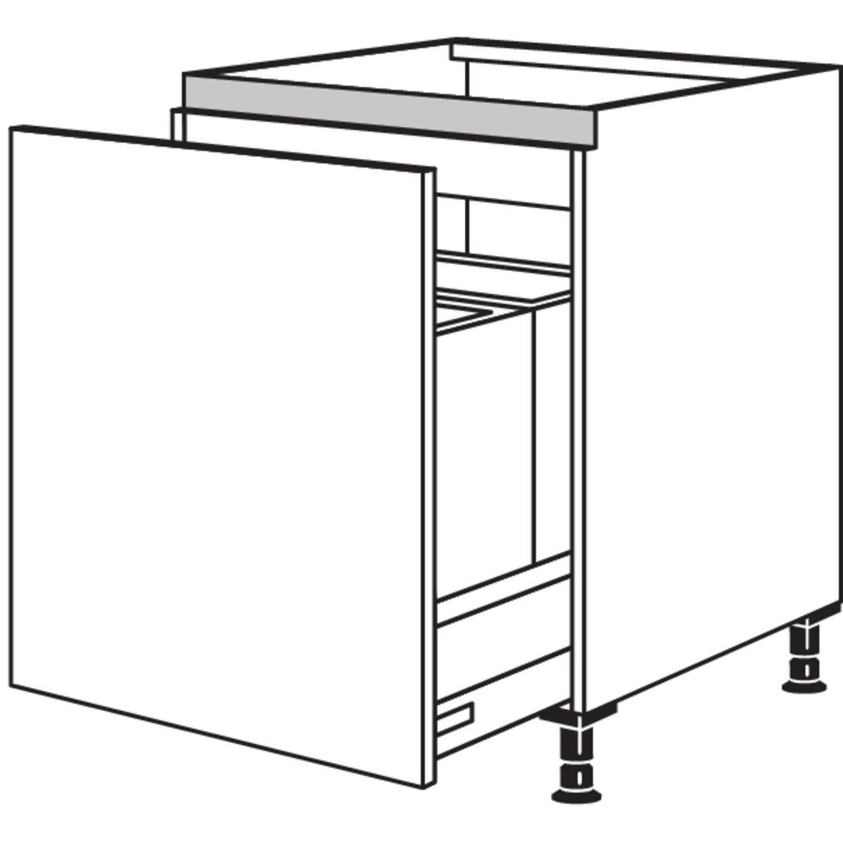 Nobilia XL-Spuelenschrank Separato-K NSPUA-ASK60-X 58256