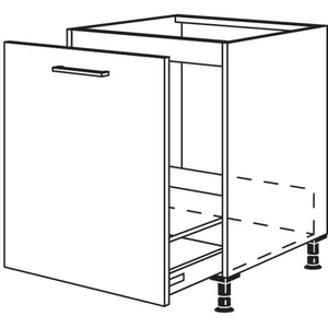 Nobilia XL-Spuelenschrank fuer bauseitige Wertstoffbehaelter-Systeme SPUAD-BW60-X 37296