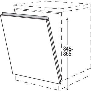 Nobilia XL-Tuerfront fuer vollintegrierten Geschirrspueler NGGSB60-X 54878