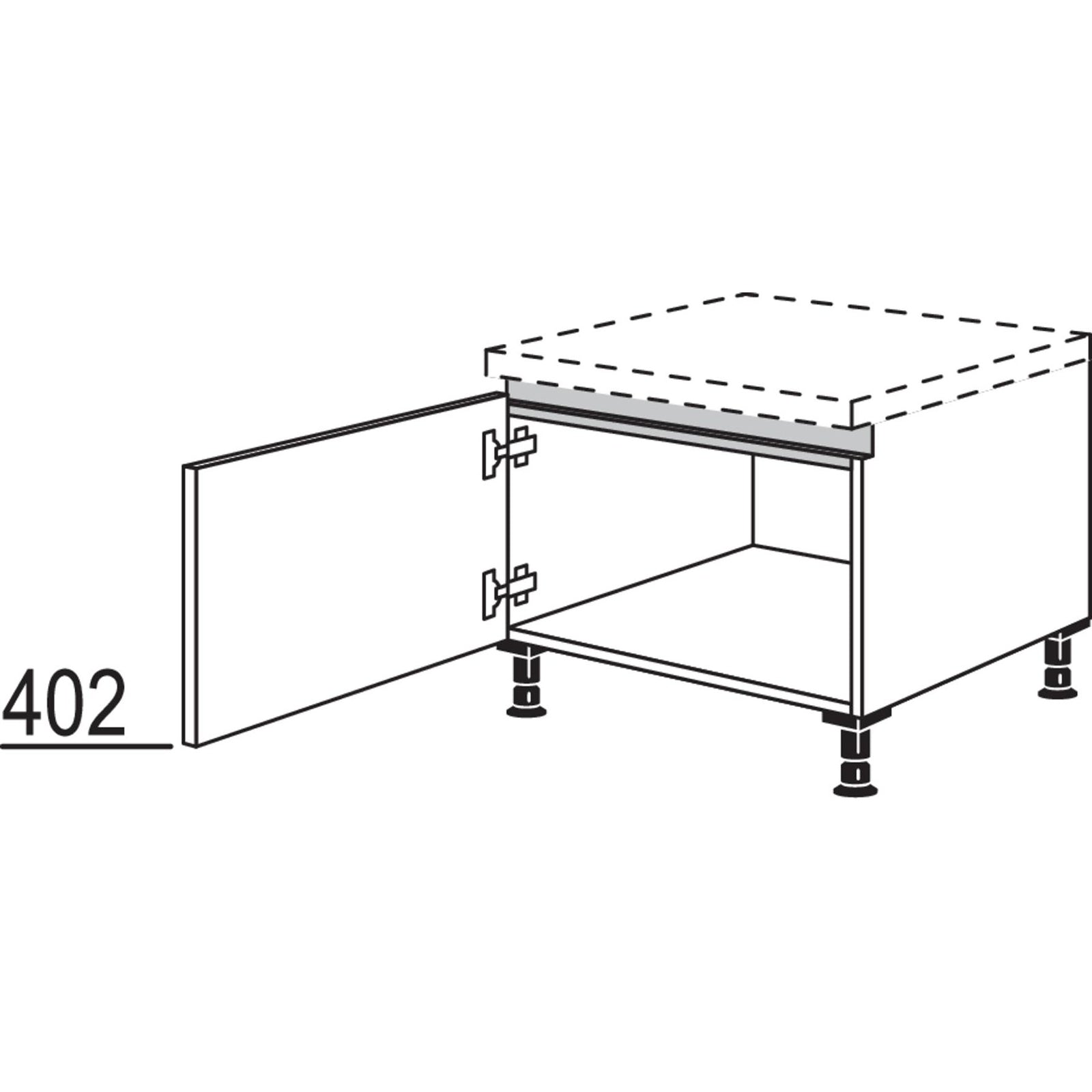 nobilia XL-Unterschrank NU60-43 54636