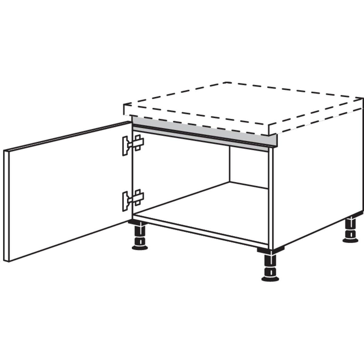 nobilia XL-Unterschrank NU60-43 54636