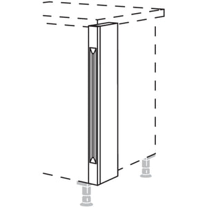 Nobilia XL-Unterschrank-Pilaster als Zwischenloesung UPIHZ-X 5705
