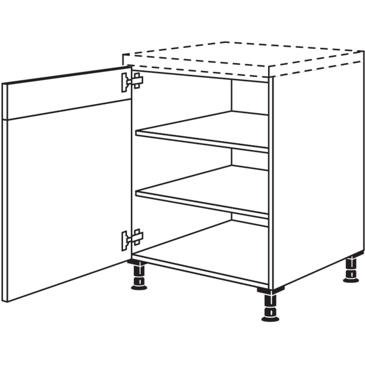 Nobilia XL-Unterschrank U45-X 33065