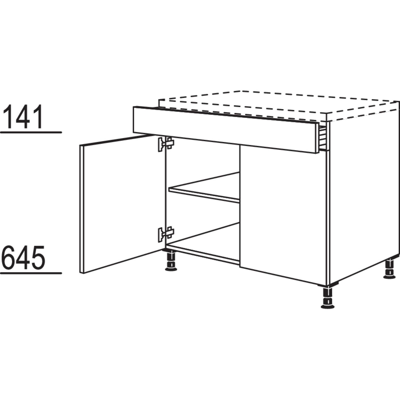 Nobilia XL-Unterschrank USG100-X 34410