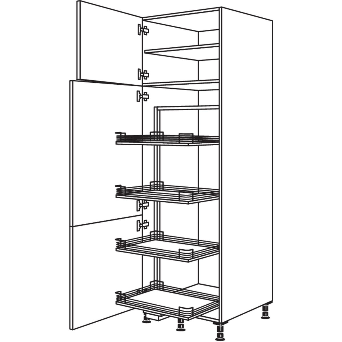 Nobilia XL-Vorratsschrank Cargo HC50-1X 30251