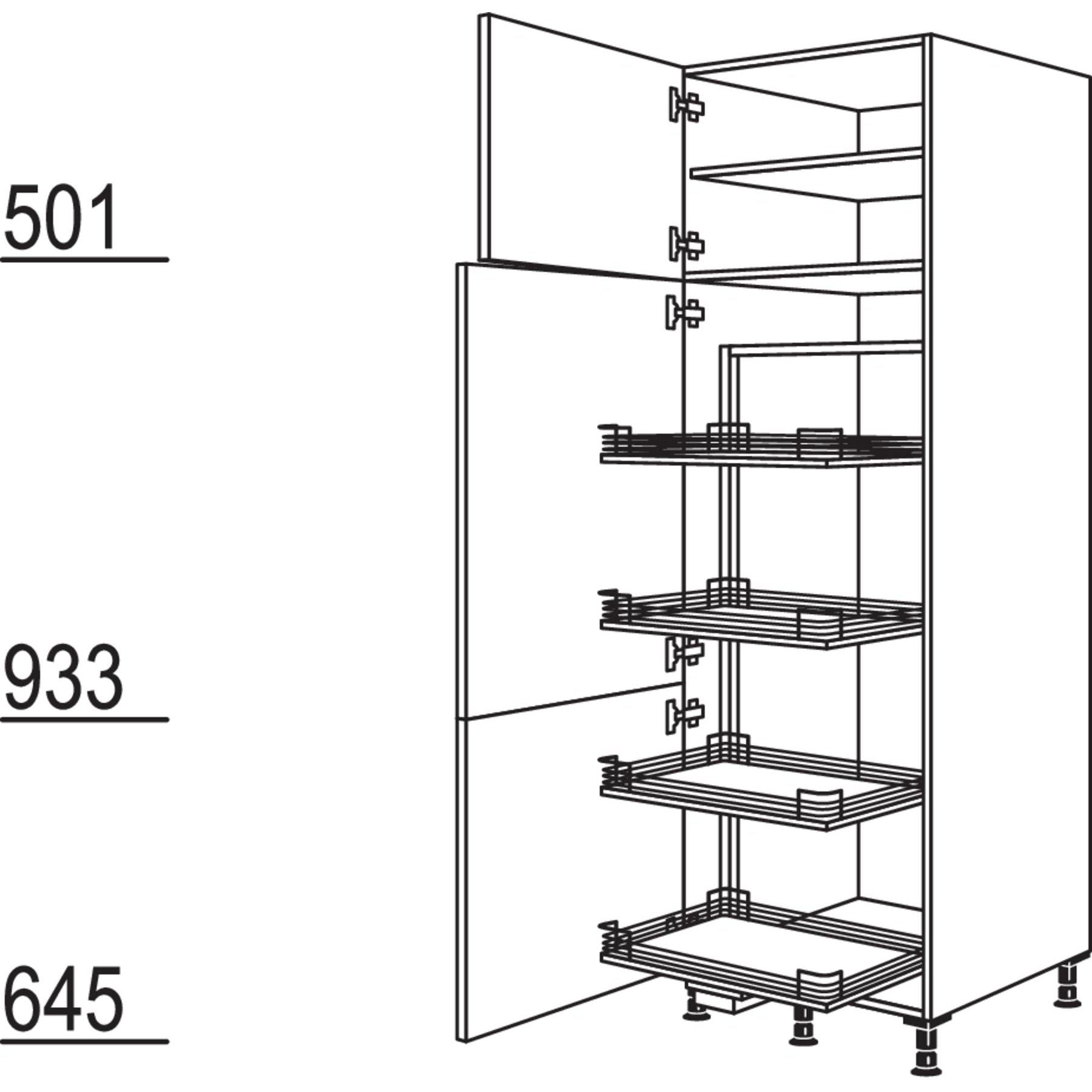 Nobilia XL-Vorratsschrank Cargo HC50-1X 30251