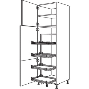 Nobilia XL-Vorratsschrank Cargo HC60-3X 51256