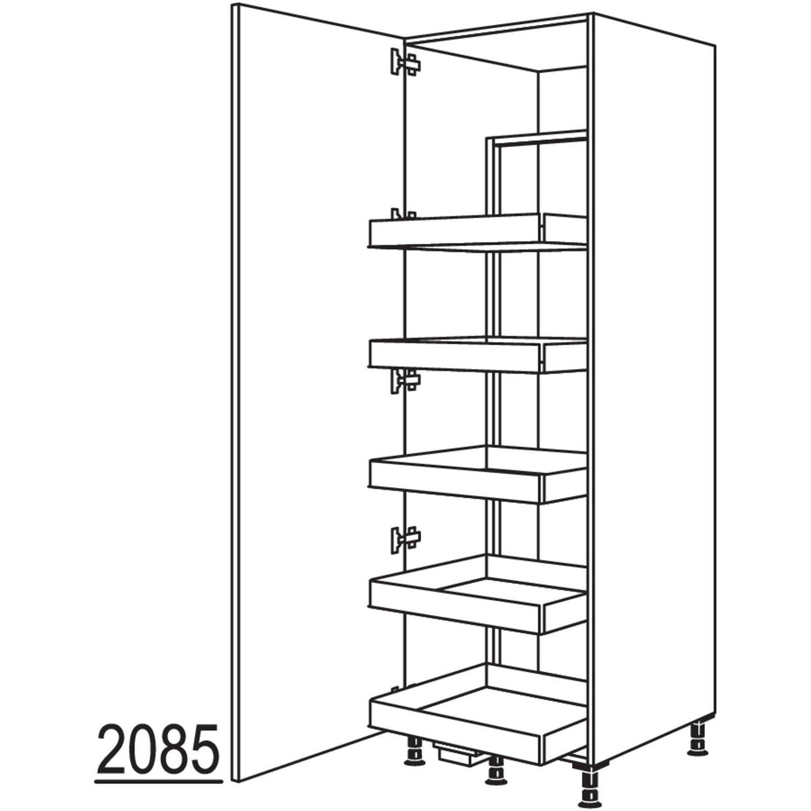 nobilia XL-Vorratsschrank Cargo HCF60-1X 31263