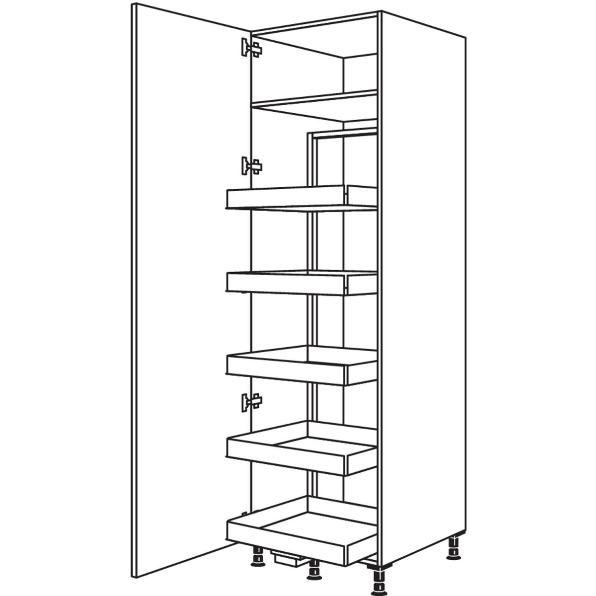 nobilia XL-Vorratsschrank Cargo HCF50-3X 51266