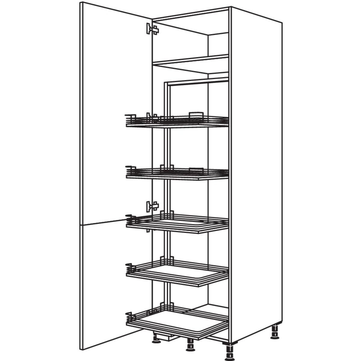 Nobilia XL-Vorratsschrank Cargo HDC50-3X 51259