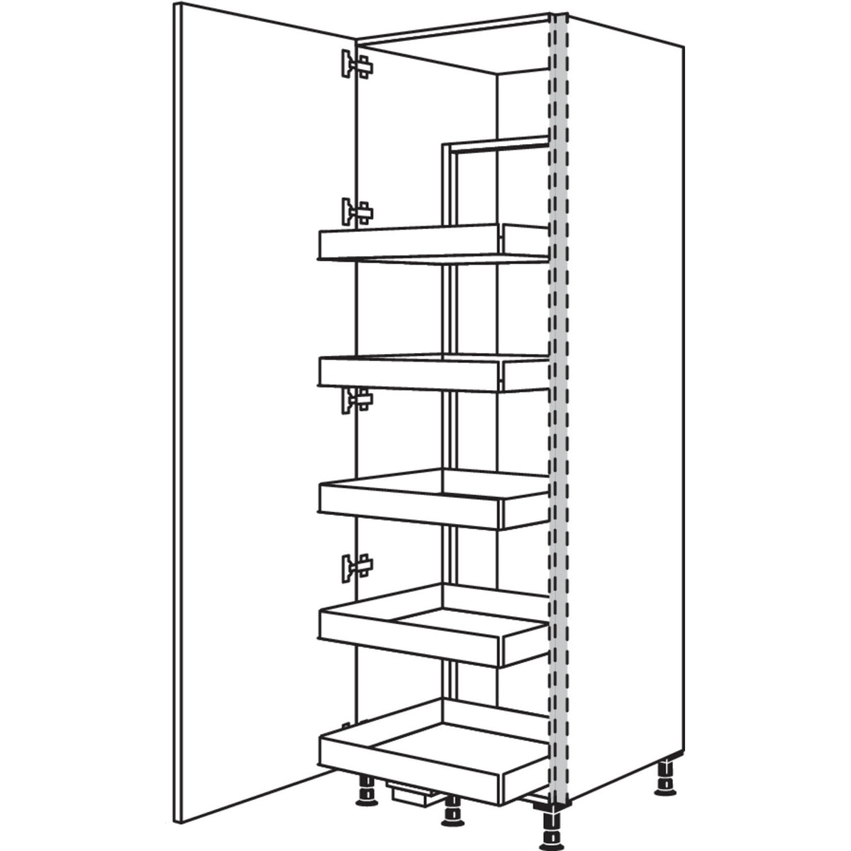 nobilia XL-Vorratsschrank Cargo NHSCF60-1X 34911