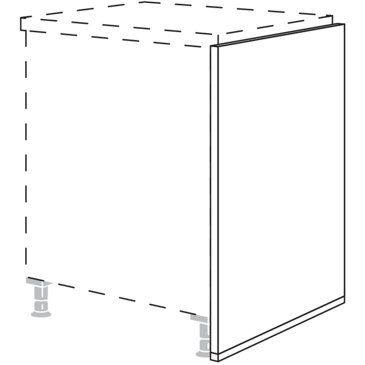 Nobilia XL-Wange für Raumplanung UWR10-X 10710