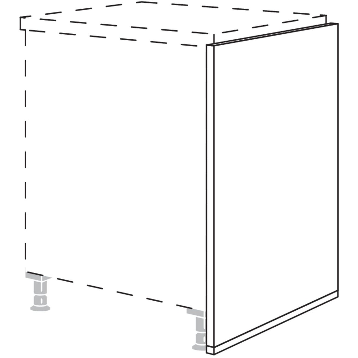Nobilia XL-Wange fuer Raumplanung UWR10-X 10710