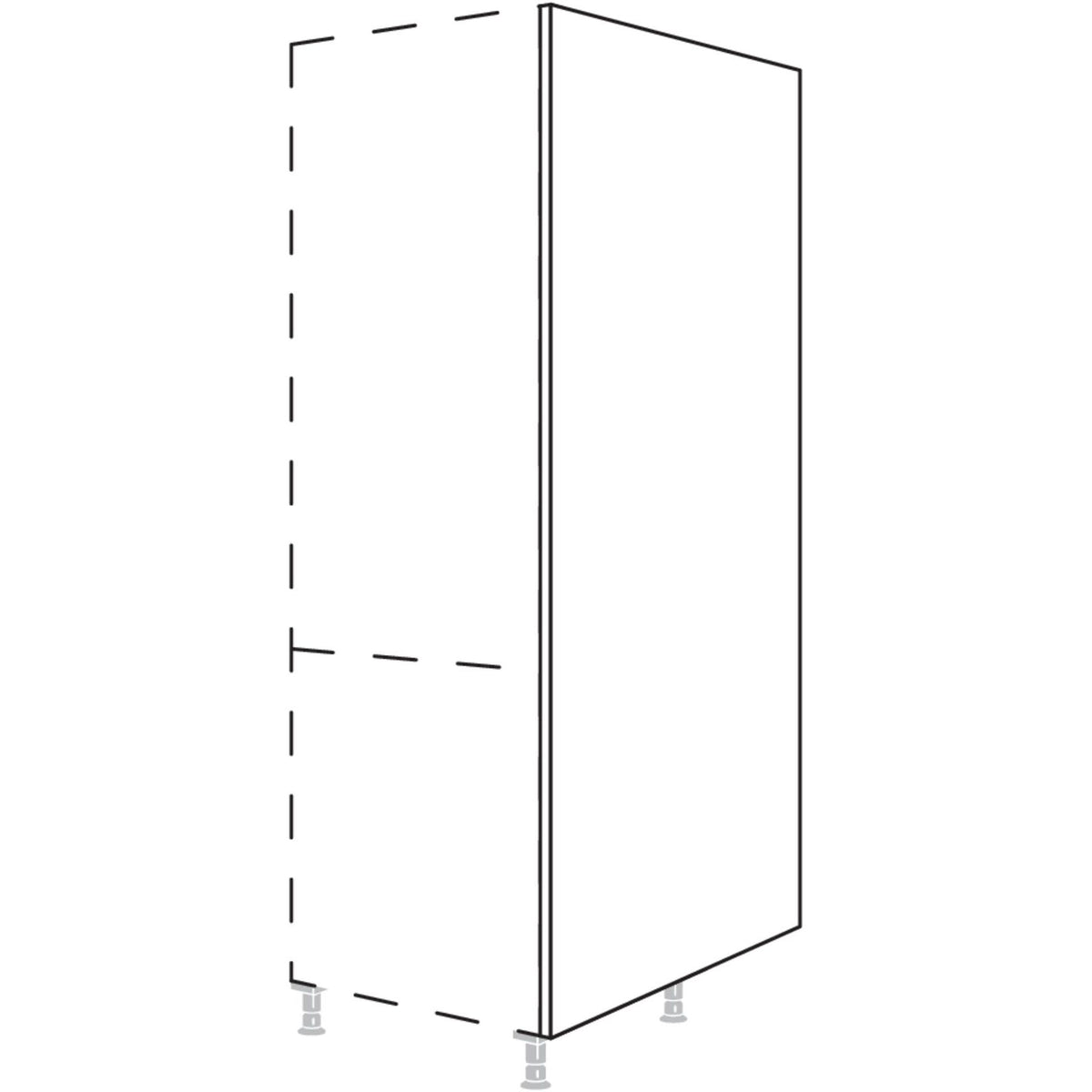 Nobilia XL-Wange fuer Raumplanung in Korpushoehe HWKR50-3X 50335
