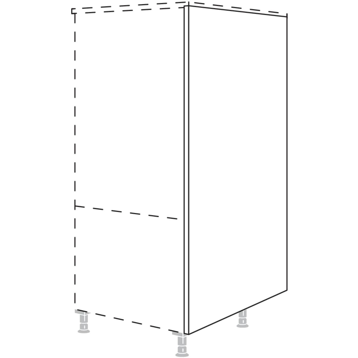 Nobilia XL-Wange für Raumplanung in Korpushöhe HWKR25-X 25861