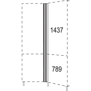 Nobilia XL-Winkelpassstueck 135-- variabel HPE135-V-3X 51823