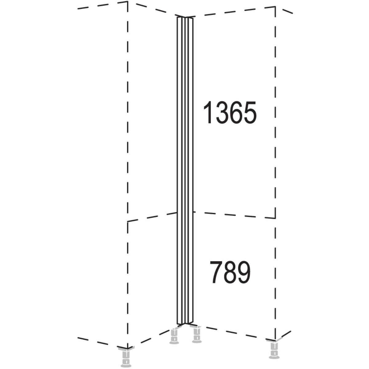 Nobilia XL-Winkelpassstueck HPE-2X 40811