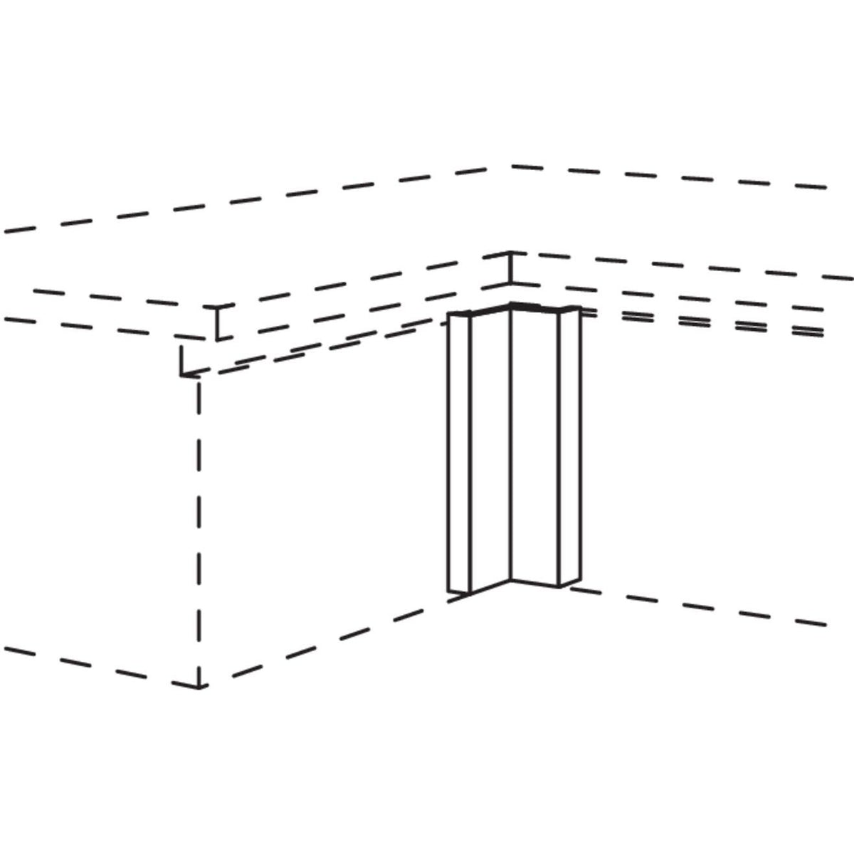 Nobilia XL-Winkelpassstueck NUPE-V-43 54177