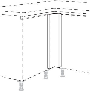 Nobilia XL-Winkelpassstueck NUPE-X 57143