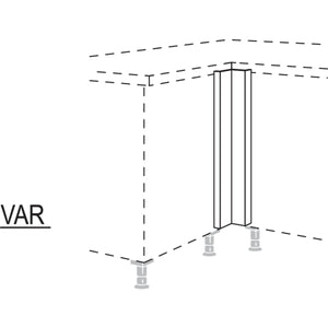 Nobilia XL-Winkelpassstück UPE-V-X 37151