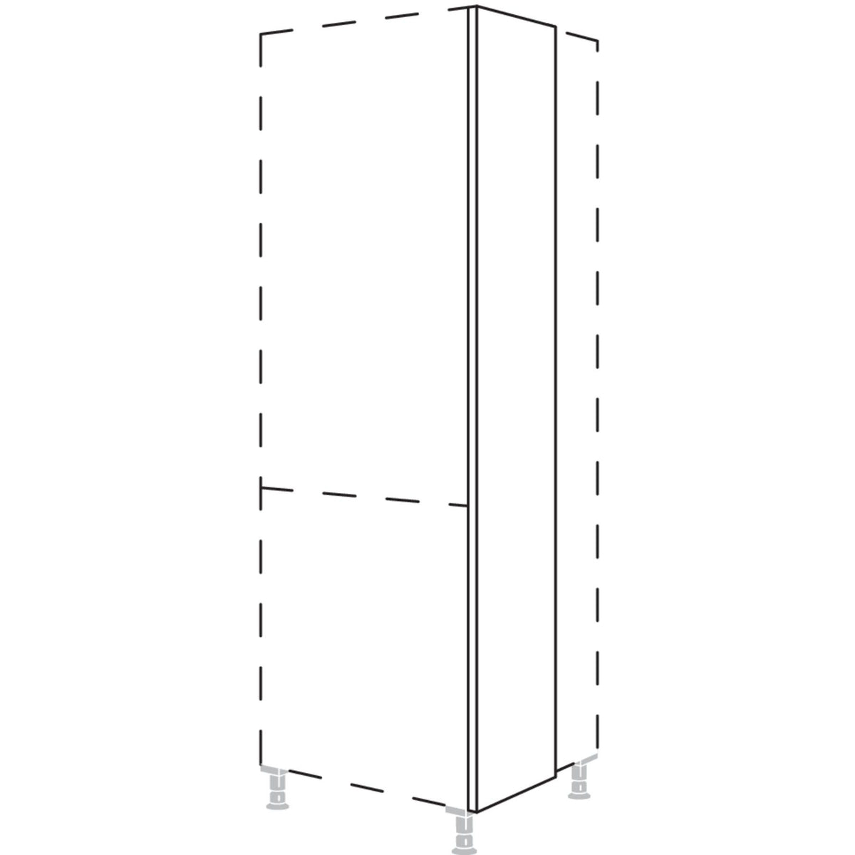 Nobilia XL-Zwischenwange HWZ16-1X 16321