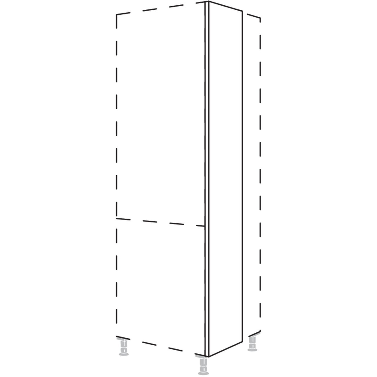 Nobilia XL-Zwischenwange HWZ50-2X 50670