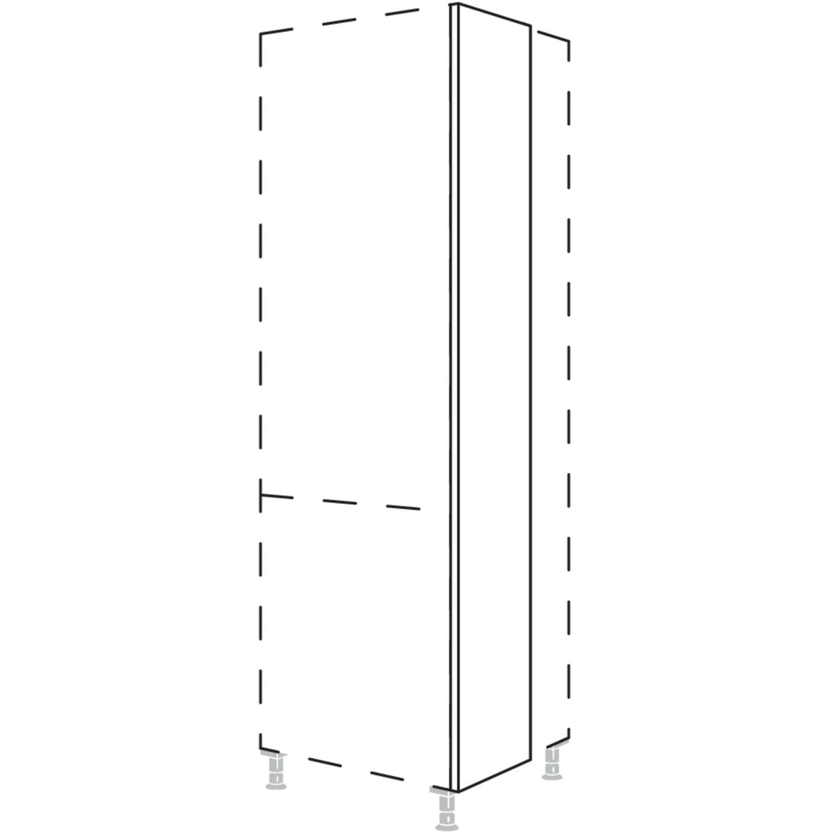 Nobilia XL-Zwischenwange HWZ16-3X 16331