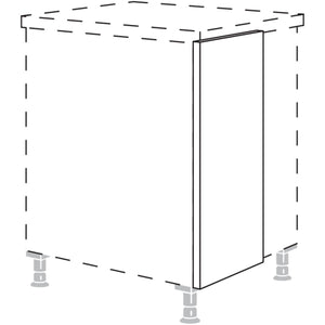 Nobilia XL-Zwischenwange UWZ10-X 10702