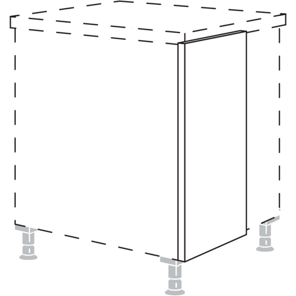 Nobilia Zwischenwange UWZ25 25801