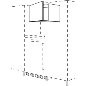 Nobilia Überbauschrank für freistehende Kühlschränke UFKWK60-43 41657