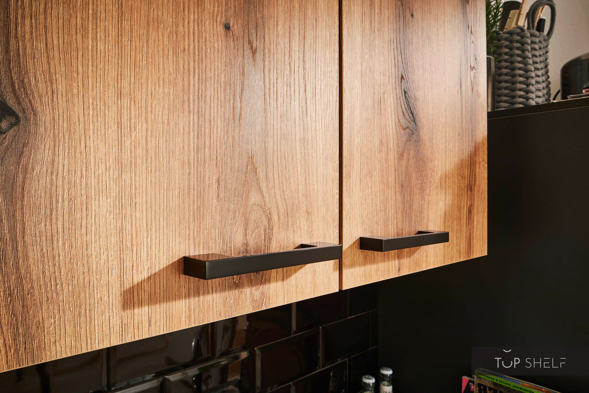 Pino Küche Evoke Eiche &amp; Grafit 260 cm Detail Front top-shelf.de-