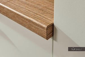 Pino Küche Küchenzeile weiß 180cm Detail Arbeitsplatte - top-shelf.de-