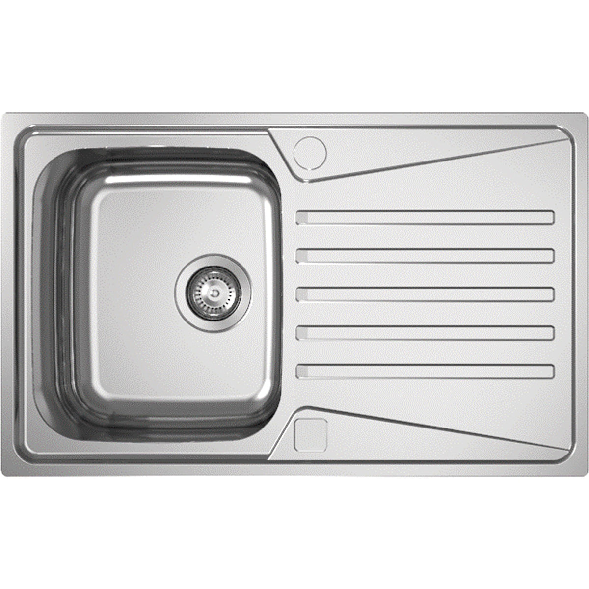 RODI- Einbauspuele EVOLUTION 80- Edelstahl- flaechenbuendiger Einbau moeglich Edelstahl 87208 87208