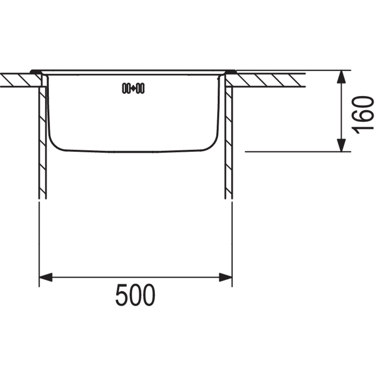 RODI- Einbauspuele New Manaus- Edelstahl 87207 87207