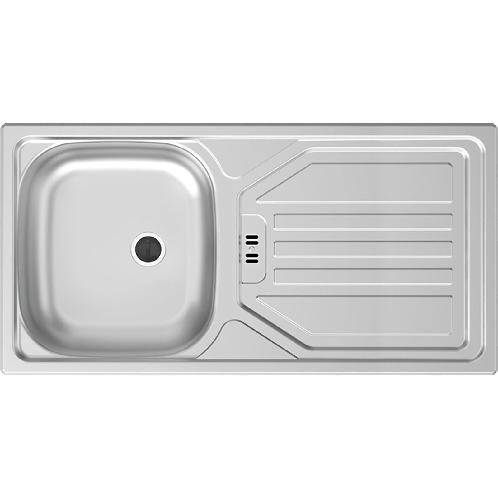 RODI: Inbouwspoelbak Okio Line 85 Deep, roestvrij staal 87100 86 cm