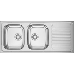 RODI- Einbauspuele mit 2 Becken Okio Line 116 Flat- Edelstahl 87116 87116