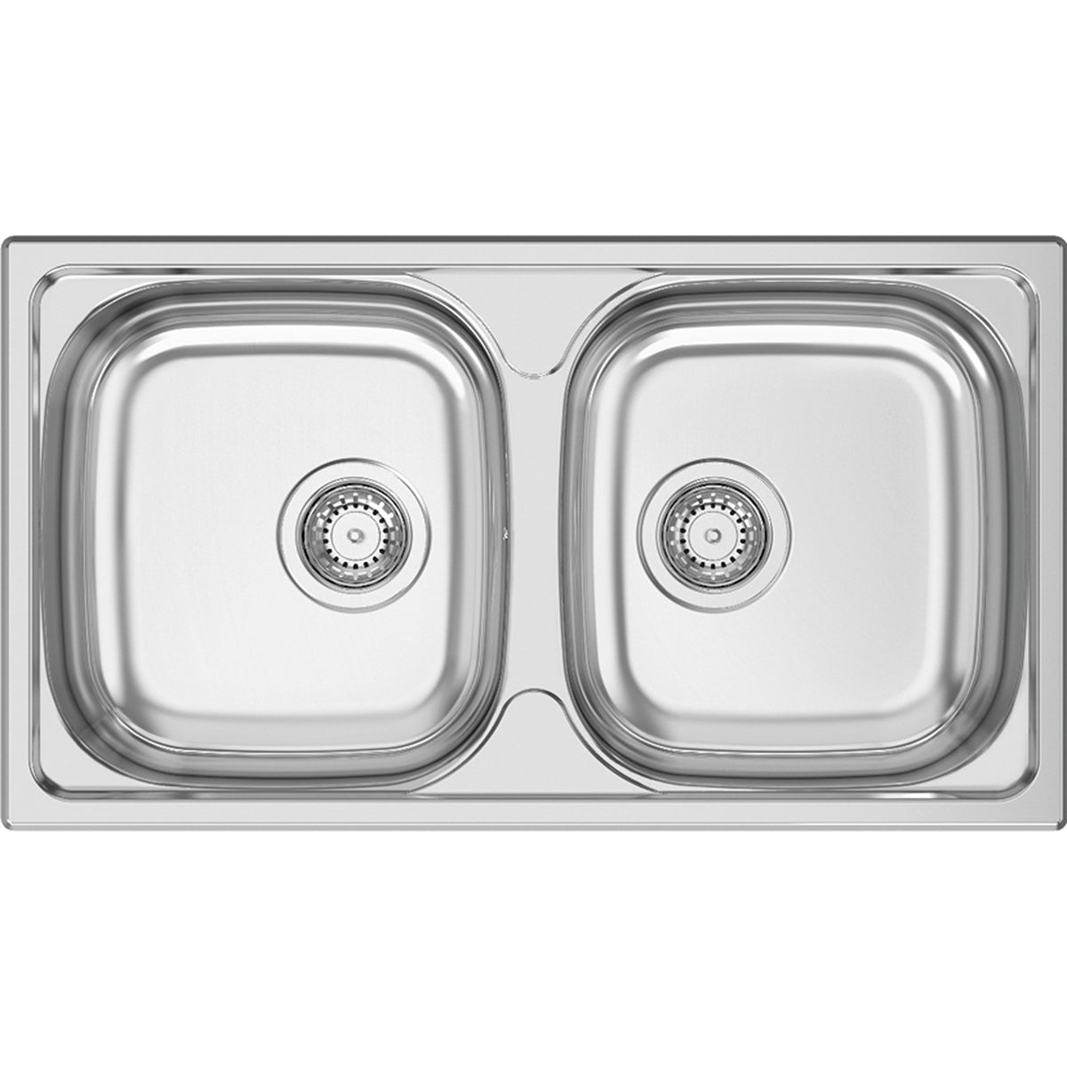 RODI- Einbauspuele mit 2 Becken Okio Line 78 Duo- Edelstahl 87112 87112