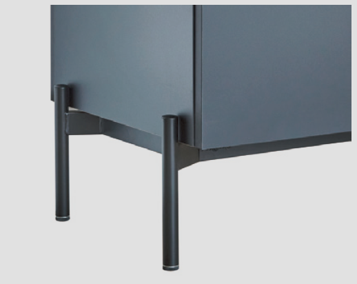 nobilia Sockelfußgestell aus Stahl SOGF180 186 cm