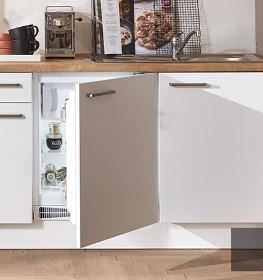 Laurus Unterbau Kühlschrank 60 cm mit kleinem Gefrierfach oben