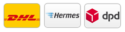 Versandpartner DHL Hermes DPD
