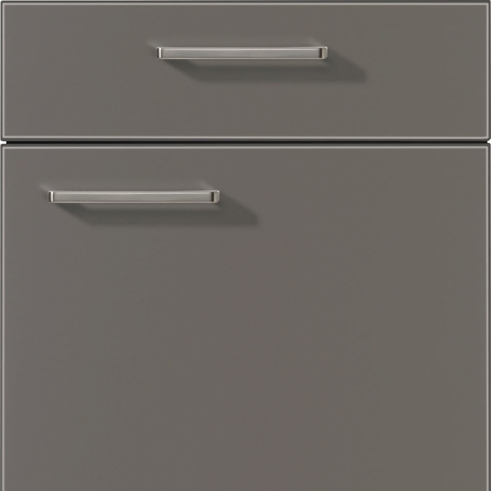 nobilia Küchen Frontüren Muster, Frontmuster - 789 Artis Glasoptik Titanio matt 937 Möbelfront