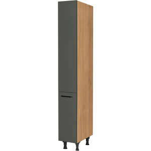 nobilia Apothekerschrank HDA30 1 30 cm Mineral Grün Ultra Matt 964 Easytouch 945