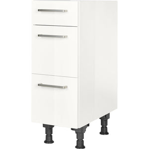 nobilia Auszugschrank UA30 30 cm Alpin Weiss Hoch Glanz 503 Flash 648