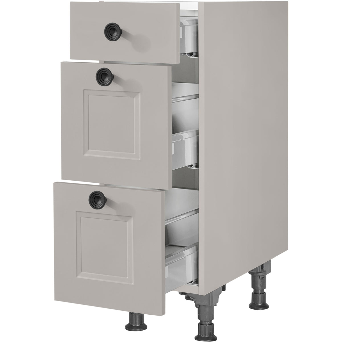 nobilia Auszugschrank UA30 30 cm Stein Grau Matt 772 Cascada 684