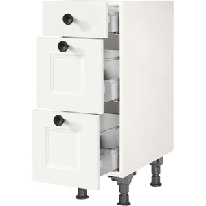 nobilia Auszugschrank UA30 30 cm Weiss Matt 774 Cascada 684