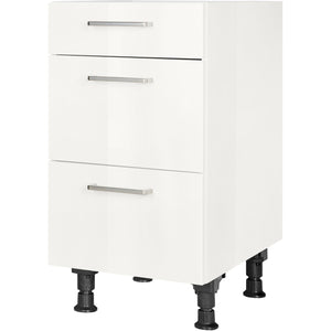 nobilia Auszugschrank UA45 45 cm Alpin Weiss Hoch Glanz 503 Flash 648