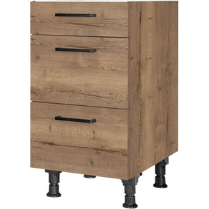 nobilia Auszugschrank UA45 45 cm Eiche Havanna Dunkel 402 Structura 382