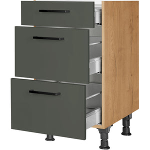 nobilia Auszugschrank UA45 45 cm Mineral Grün Ultra Matt 964 Easytouch 945